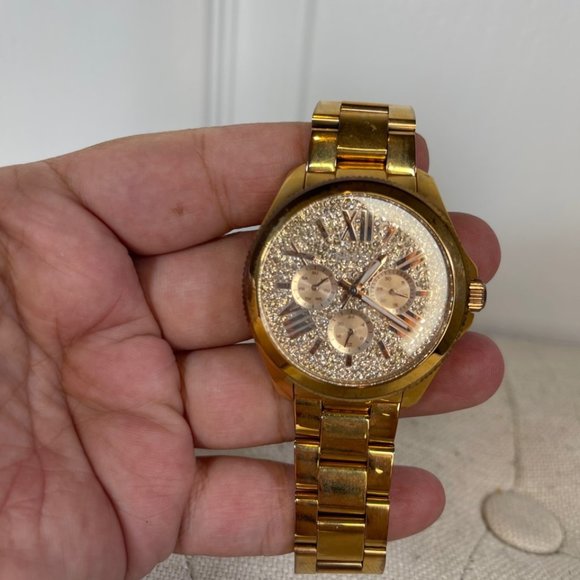 Fossil Cecile Multi-Function Rose Crystal-set Dial Rose Gold-tone Watch - Picture 2 of 9